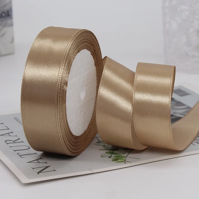 25mm 25Yards Satin Ribbons Tapes Weddings Party Christmas Gift Wrapping DIY Bow Making Decorative Handicraft Accessories 19 25mm 25Yards Satin Ribbons Tapes Weddings Party Christmas Gift Wrapping DIY Bow Making Decorative Handicraft Accessories - Image 19