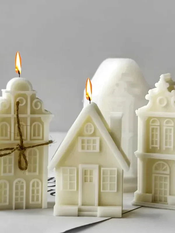 S9ebc4b24cac44ef898acc68214825e9dG.webp 3D Christmas House Silicone Mold — Candle & Craft Mold