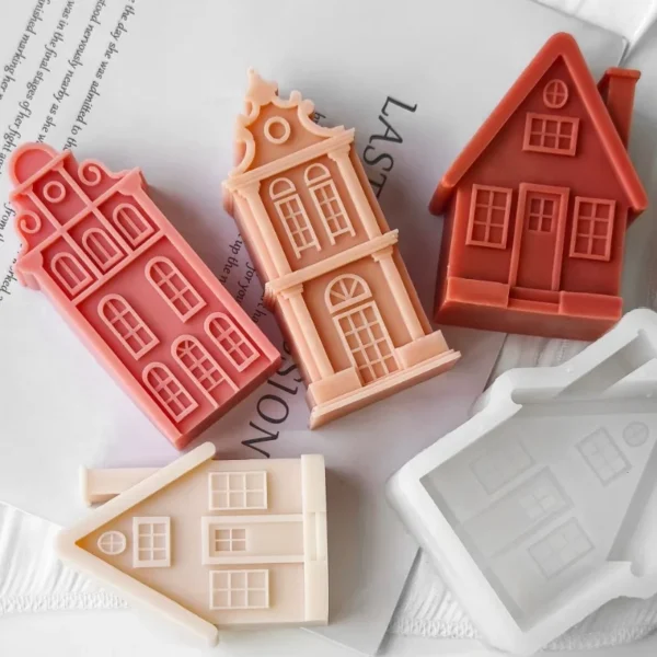 S9fae22f648c349d5b80a0044e1a83042B.webp 3D Christmas House Silicone Mold — Candle & Craft Mold