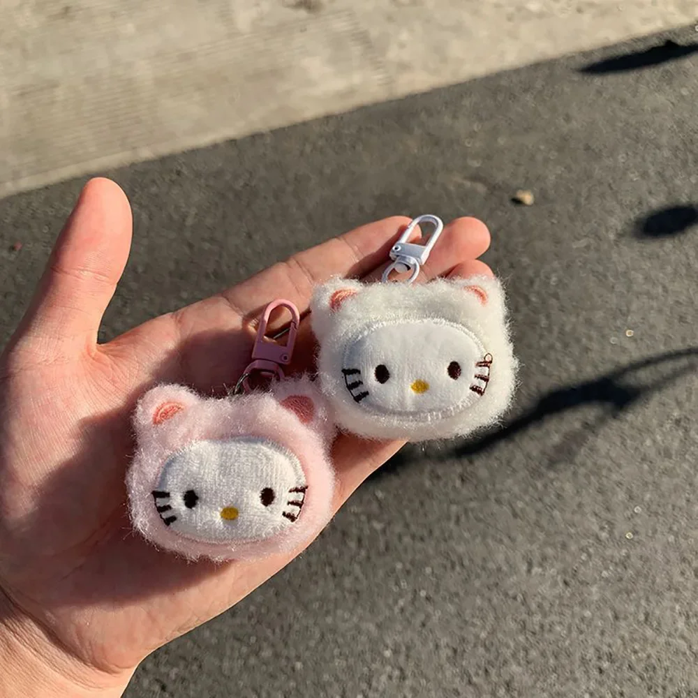 Hellokitty Plush Keychains Sanrio Creative Embroidered Pendant Schoolbag Keyrings Backpacks Decoration Christmas Gift for Friend 2 Hellokitty Plush Keychains Sanrio Creative Embroidered Pendant Schoolbag Keyrings Backpacks Decoration Christmas Gift for Friend - Image 2