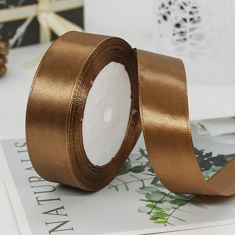 25mm 25Yards Satin Ribbons Tapes Weddings Party Christmas Gift Wrapping DIY Bow Making Decorative Handicraft Accessories 31 25mm 25Yards Satin Ribbons Tapes Weddings Party Christmas Gift Wrapping DIY Bow Making Decorative Handicraft Accessories - Image 31