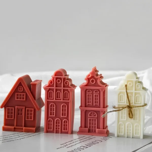 Seb599f0d68954230b38e84d7a3a518d1U.webp 3D Christmas House Silicone Mold — Candle & Craft Mold