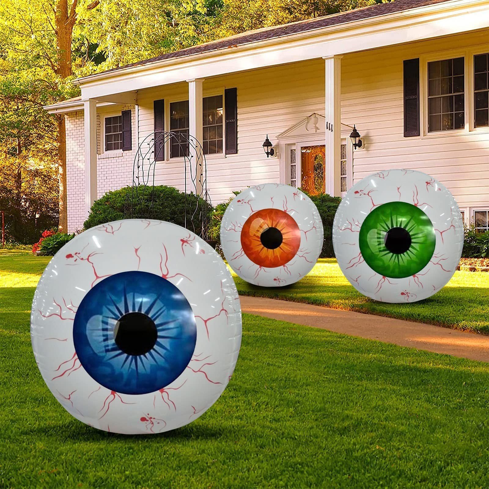 Spooky Eyeball Inflatable Balloon for Halloween