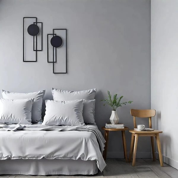 2-Piece Black Iron Line Wall Art Set – Minimalist Modern Wall Decor - Image 2