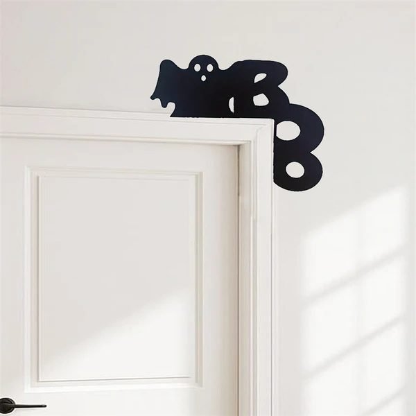Ghost Door Hanger – Iron Halloween Wall Decor for Door & Home
