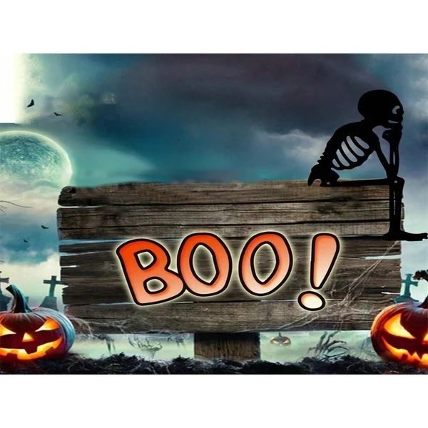 Vintage Iron Skull Decor – Gothic Halloween Garden & Fence Decoration