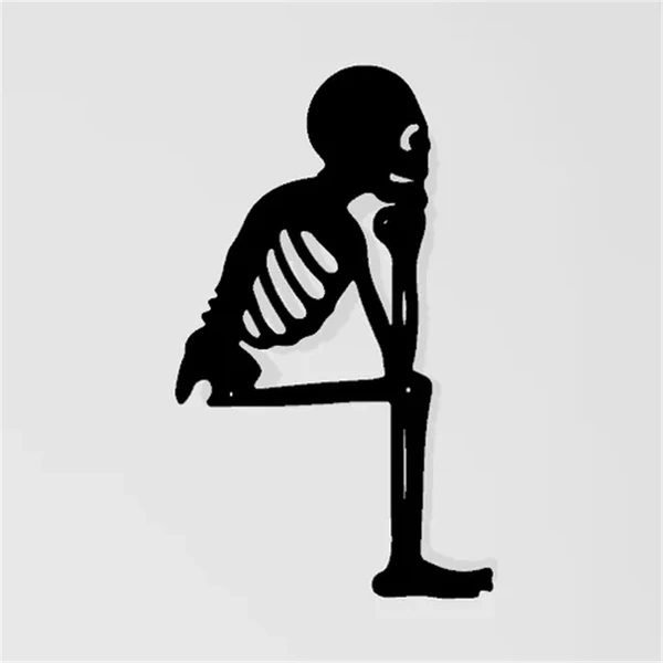 Vintage Iron Skull Decor – Gothic Halloween Garden & Fence Decoration - Image 3